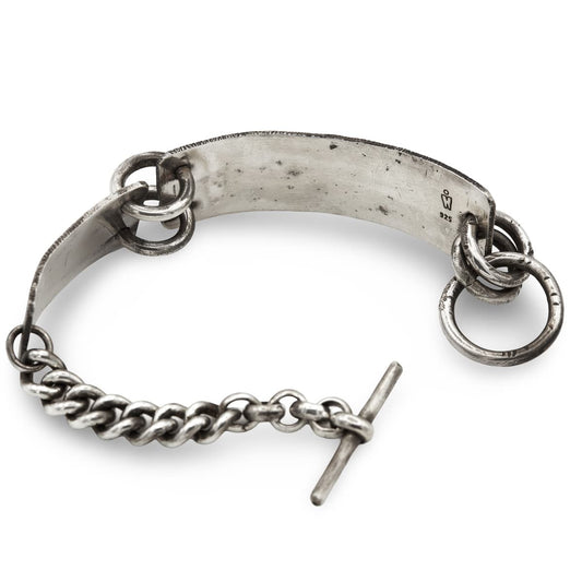 Armband für Männer "Pirate Cuff" massives Sterling Silber - Einzelstück handgefertigt {{Product vendor}}