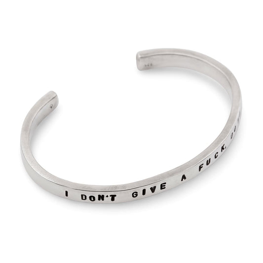 Armreif "Statement" Sterling Silber handgefertigt Schmaal Workshop