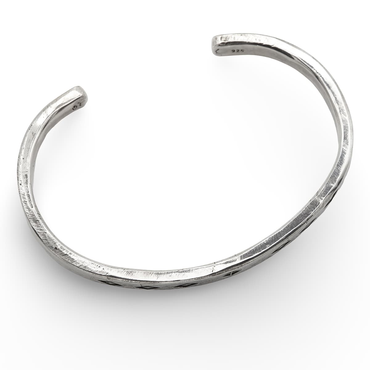 Armreif "Raute" Sterling Silber handgefertigt {{Product vendor}}