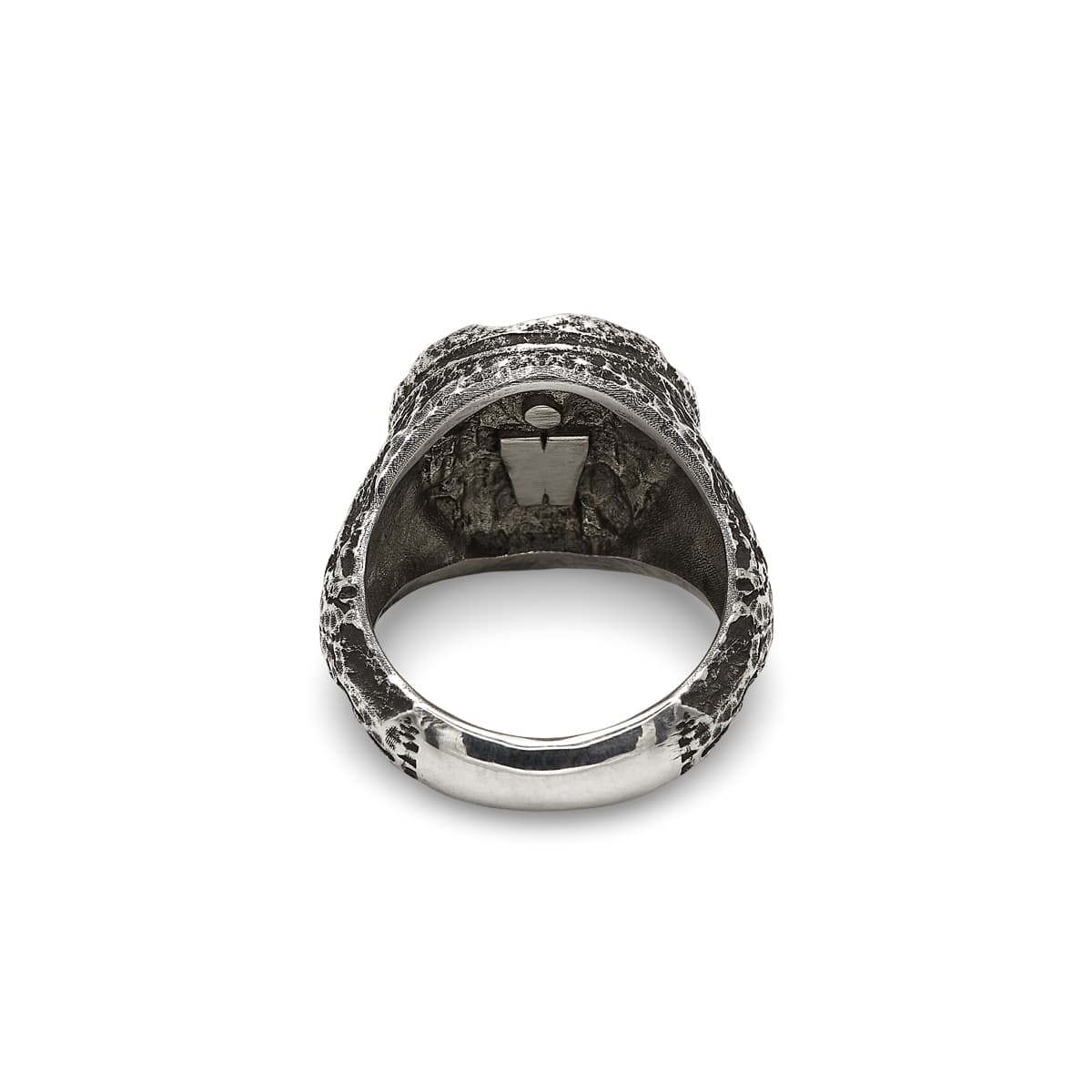 Siegelring "Ehre den Toten" Sterling Silber Ring handgefertigt