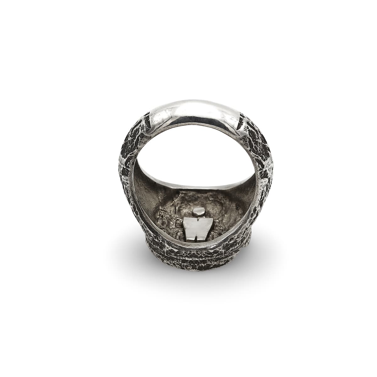 Siegelring "Ehre den Toten" Sterling Silber Ring handgefertigt