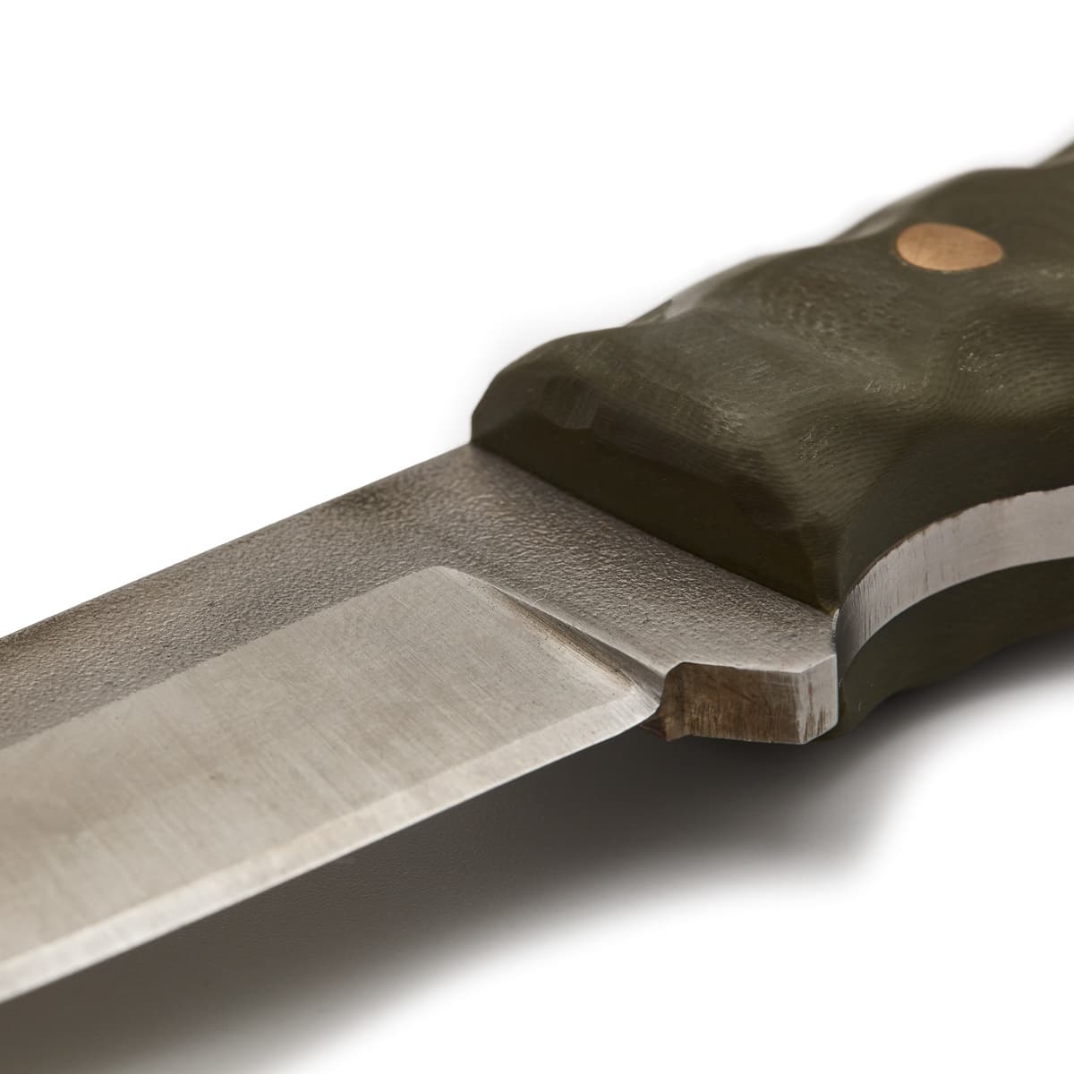 Jagdmesser Green Skull - Einzelstück handgefertigt Schmaal Workshop