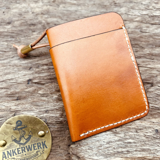 Mini Wallet – kleines Portemonnaie und Kartenetui aus Blankleder von Ankerwerk Leathergoods