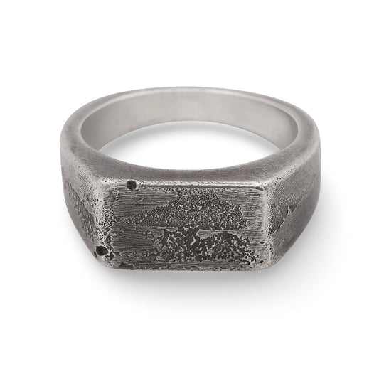 Siegelring "Fred" Sterling Silber Ring handgefertigt {{Product vendor}}