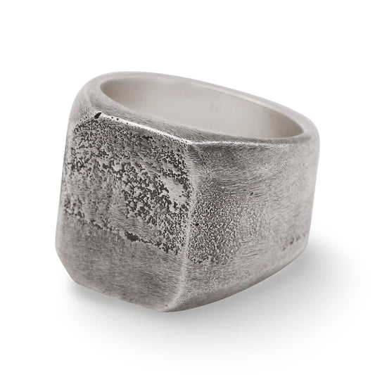 Siegelring "Oscar" Sterling Silber Ring handgefertigt {{Product vendor}}