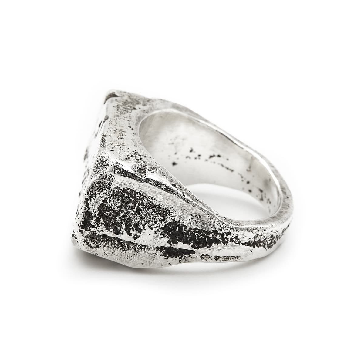 Herren Männer Mann Siegelring Ring Sterling Silber großer Ring schwer
