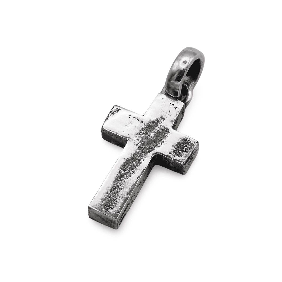 Anhänger "massives Kreuz" Sterling Silber handgefertigt Schmaal Workshop