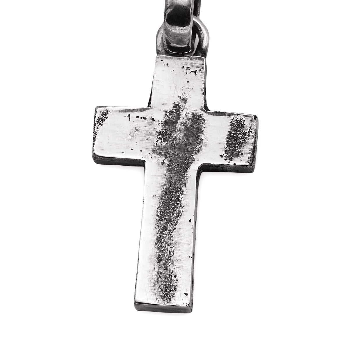 Anhänger "massives Kreuz" Sterling Silber handgefertigt Schmaal Workshop