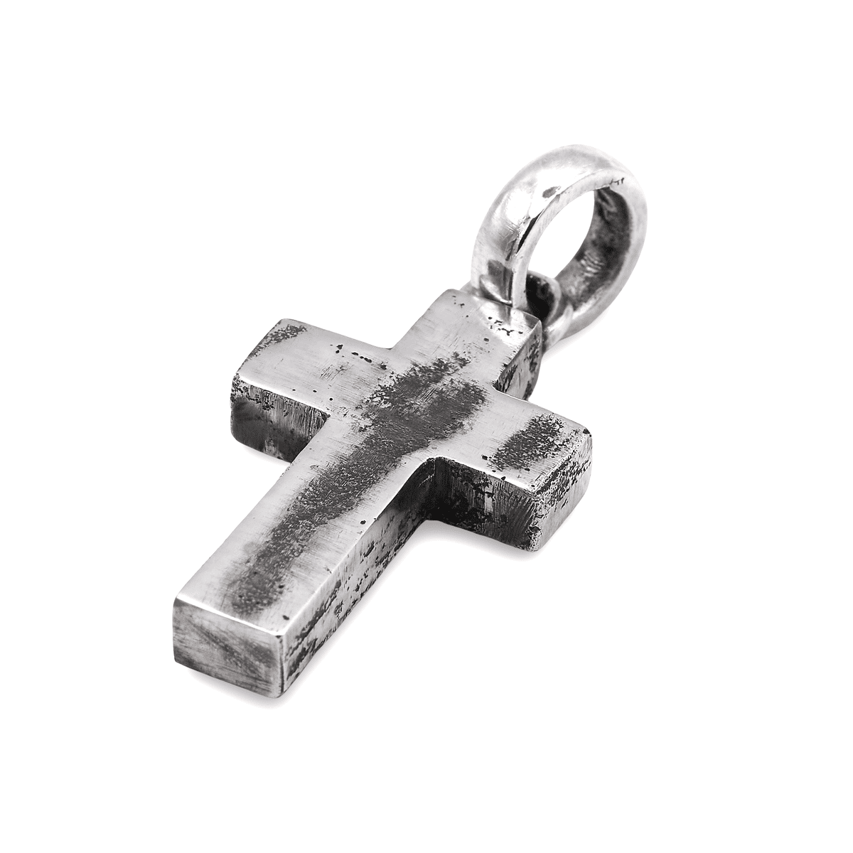 Anhänger "massives Kreuz" Sterling Silber handgefertigt Schmaal Workshop