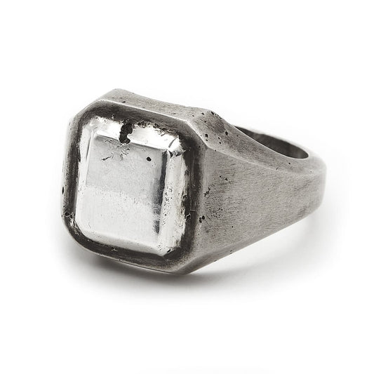 Herren Männer Mann Siegelring Ring Sterling Silber handgearbeitet