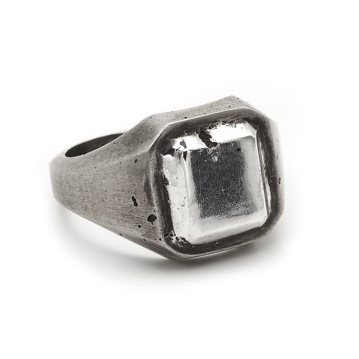 Siegelring "Stoneless" massives Sterling Silber handgefertigt
