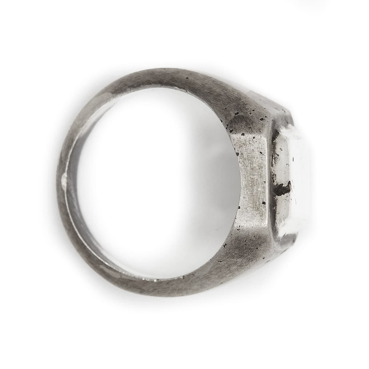 Siegelring "Stoneless" massives Sterling Silber handgefertigt