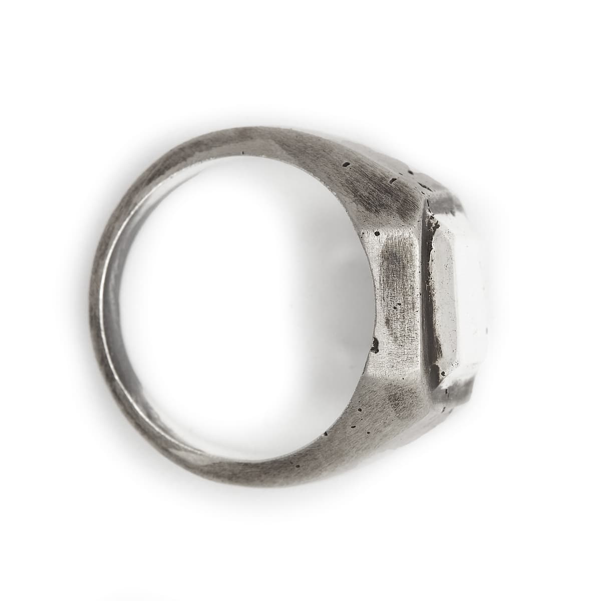 Siegelring "Stoneless" massives Sterling Silber handgefertigt