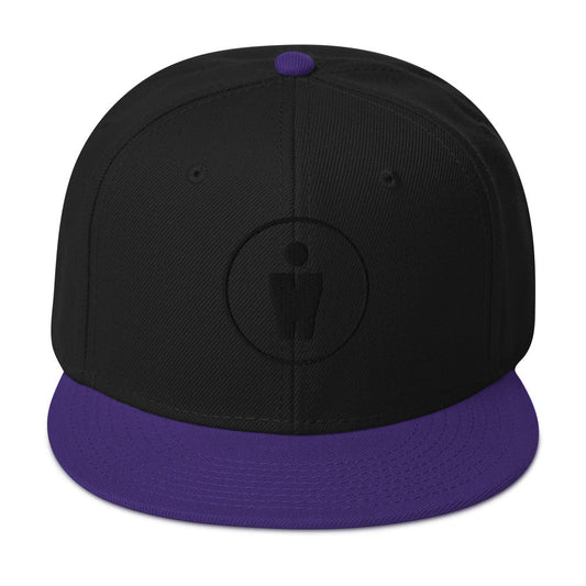 SCHMAAL Snapback Cap black/colored handgefertigt Schmaal
