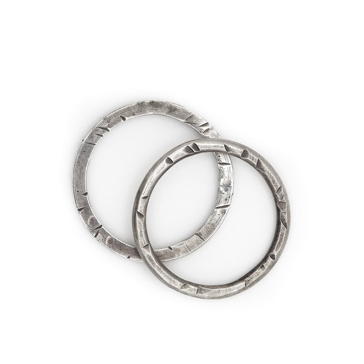 Stapelringe "le Double" filigrane Ringe aus Silber Schmaal Workshop