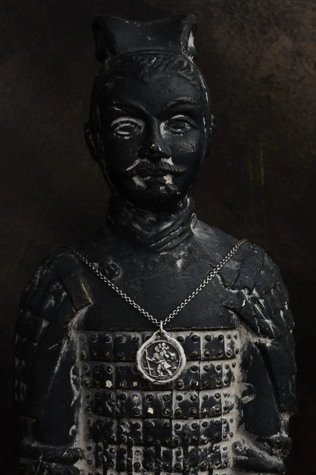 Saint Christopher - Schutzpatron der Reisenden - Halskette - Silberkette - St Christopher
