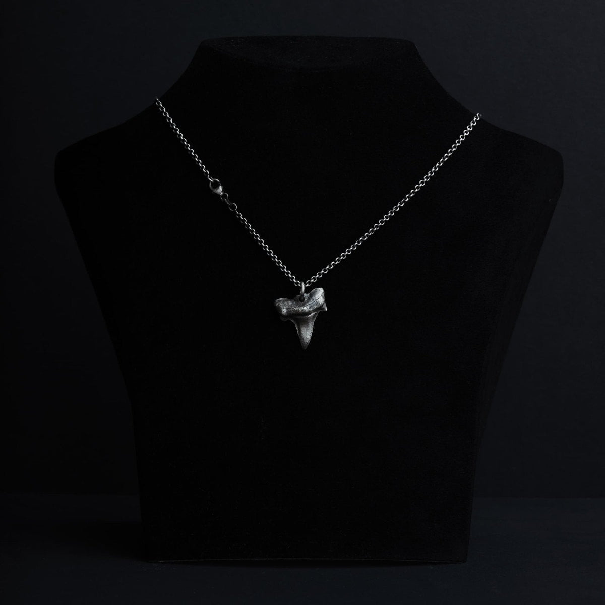 Halskette "Haizahn" Sterling Silber handgefertigt