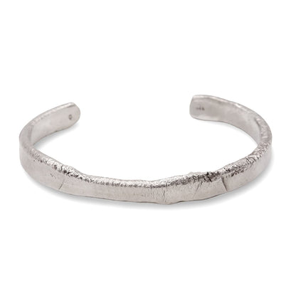Armreif "gehämmerte Flamme" Sterling Silber