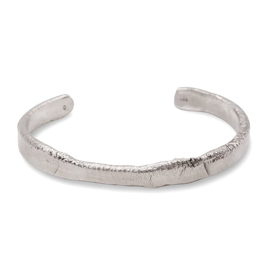 Armreif "gehämmerte Flamme" Sterling Silber