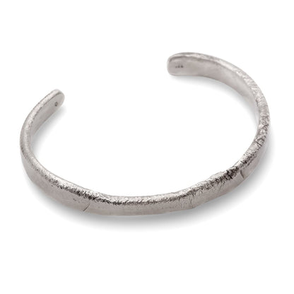 Armreif "gehämmerte Flamme" Sterling Silber
