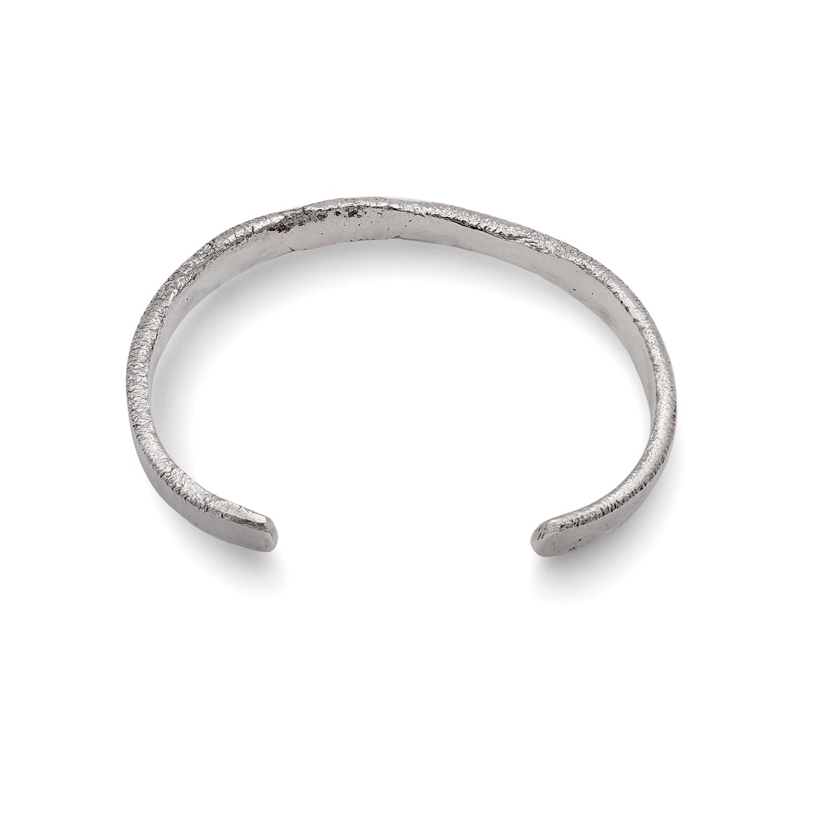 Armreif "gehämmerte Flamme" Sterling Silber