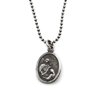 Necklace "St. Gabriel - Praying Hands" - Sterling Silver 