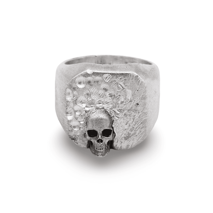Siegelring "Death" Sterling Silber Ring - Einzelstück Schmaal Workshop