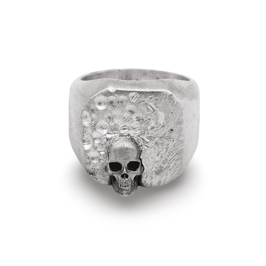 Siegelring "Death" Sterling Silber Ring - Einzelstück Schmaal Workshop