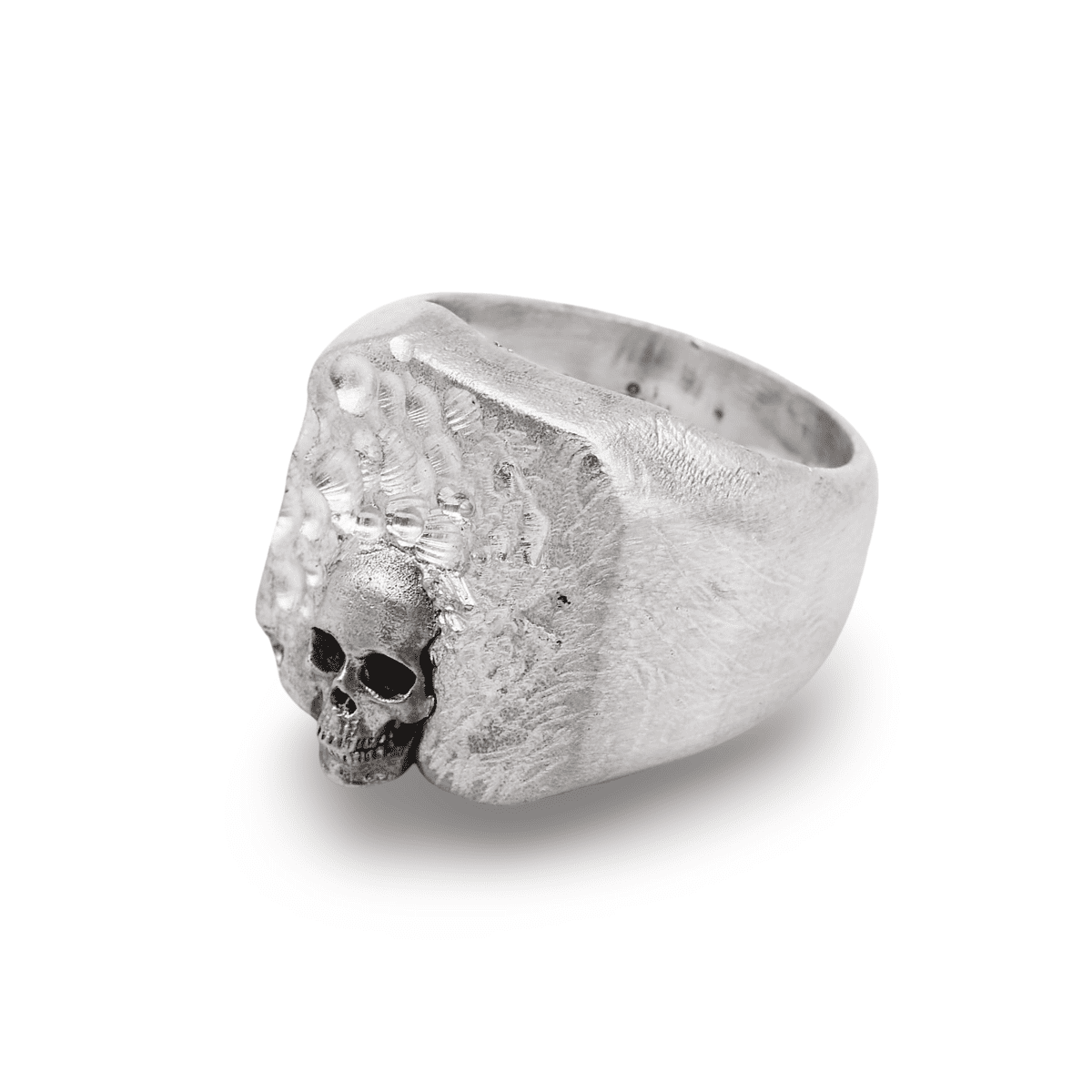 Siegelring "Death" Sterling Silber Ring - Einzelstück Schmaal Workshop