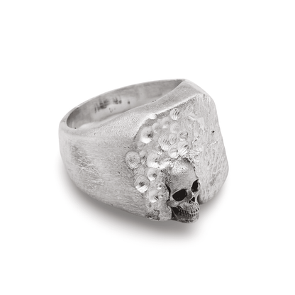 Siegelring "Death" Sterling Silber Ring - Einzelstück Schmaal Workshop
