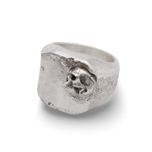 Siegelring "Death" Sterling Silber Ring