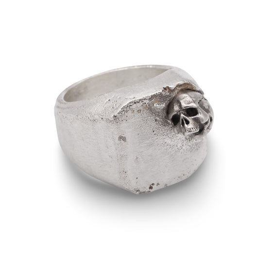 Siegelring "Death" Sterling Silber Ring
