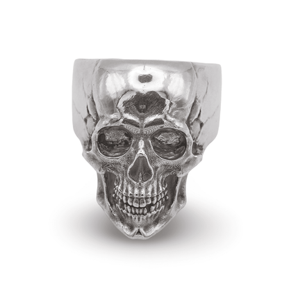 Totenkopfring "Classic Skull" Silber Ring Schmaal Workshop