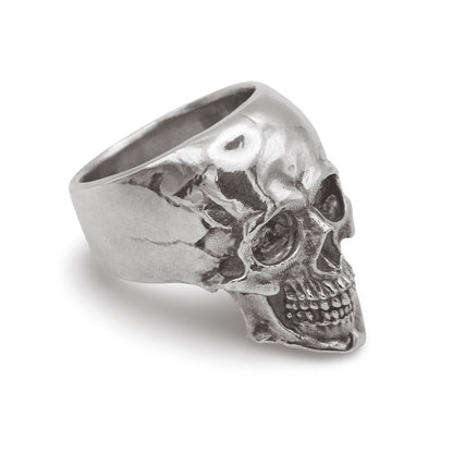 Totenkopfring "Classic Skull" Silber Ring Schmaal Workshop
