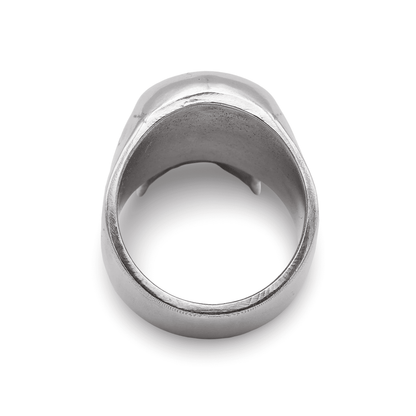 Totenkopfring "Classic Skull" Silber Ring Schmaal Workshop