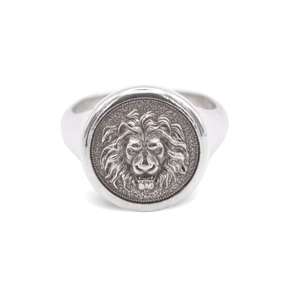 Siegelring "Löwe" Sterling Silber Ring Schmaal Workshop