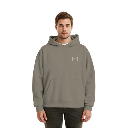 Es Brutal Boxcut Hoodie in Pale Olive – Vorderseite