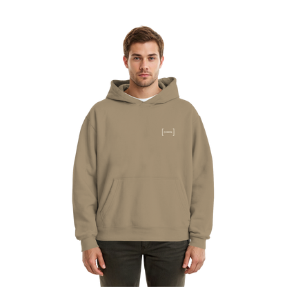 Es Brutal Boxcut Hoodie in U. Beige – Vorderseite