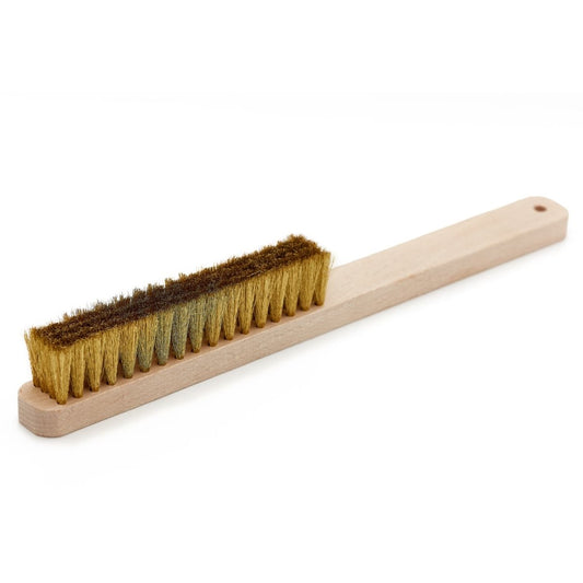 Brass brush for cleaning jewelry